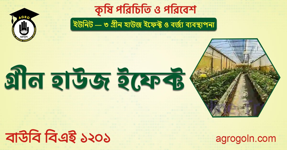 গ্রীন হাউজ ইফেক্ট