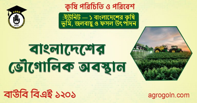 বাংলাদেশের ভৌগোলিক অবস্থান