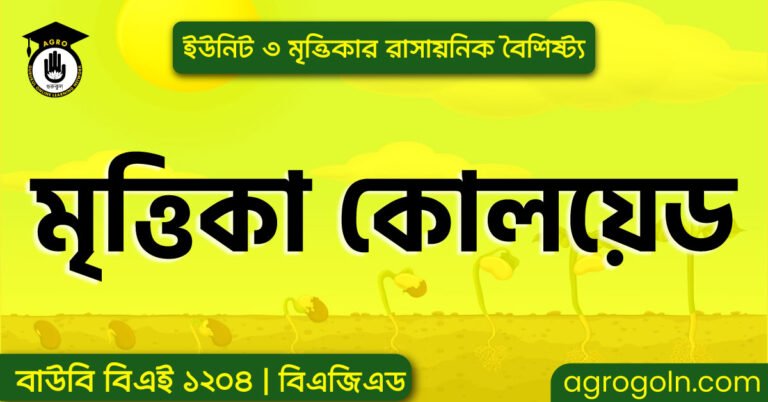 মৃত্তিকা কোলয়েড