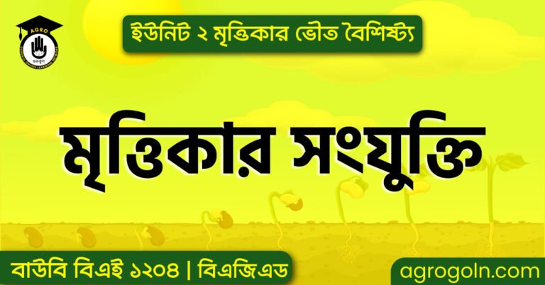 মৃত্তিকার সংযুক্তি